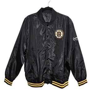 Boston Bruins Satin Jacket‎ Encore BOSTON Harbor Men's Size 2XL